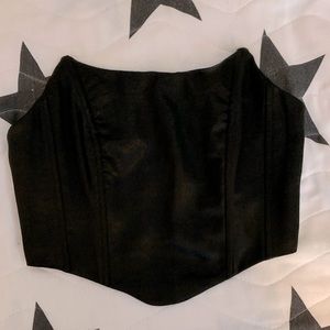 SATIN CORSET TOP